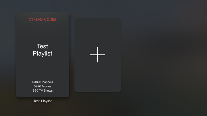 iPlayTV for tvOS IPTV interface